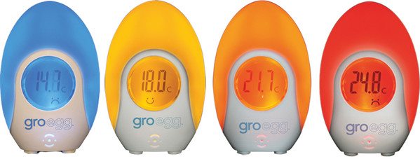 GRO EGG - Colour changing digital room thermometer,The color